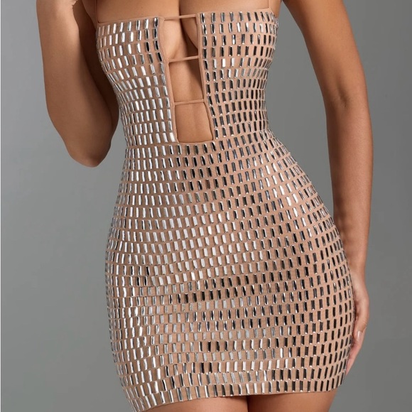 Oh Polly Gold Mini Dress - Picture 5 of 12